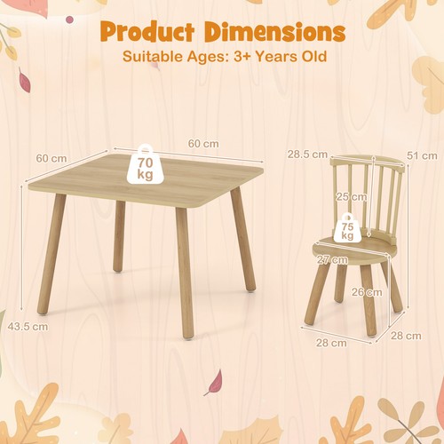 Kids table and - and, 2