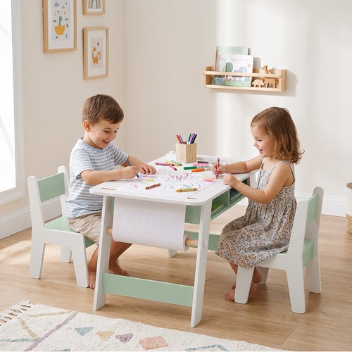 Kids table and chair - table,