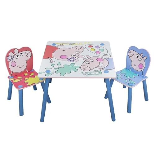 Peppa pig table and chairs - and,