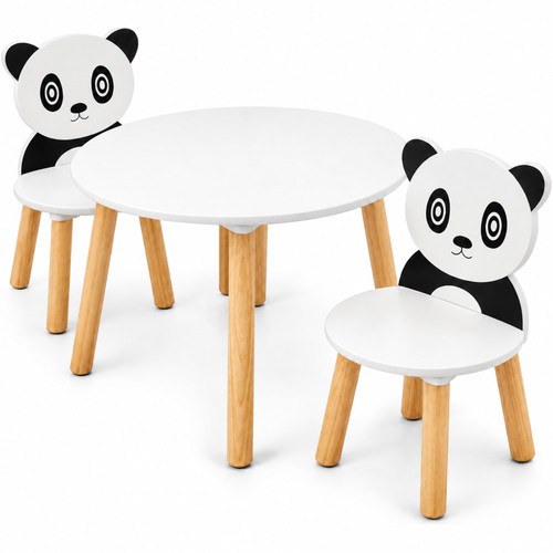 Kids round table and chairs - round, 2