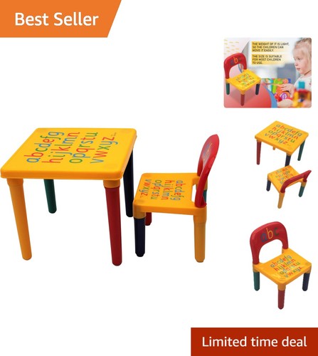 Charming yellow toddler table - toddler,