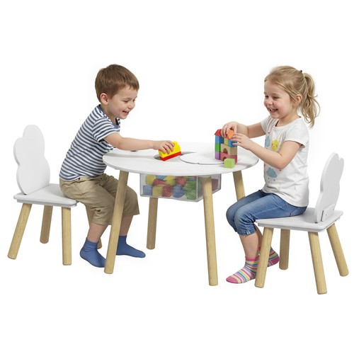 Kids table and chairs set - chairs, with