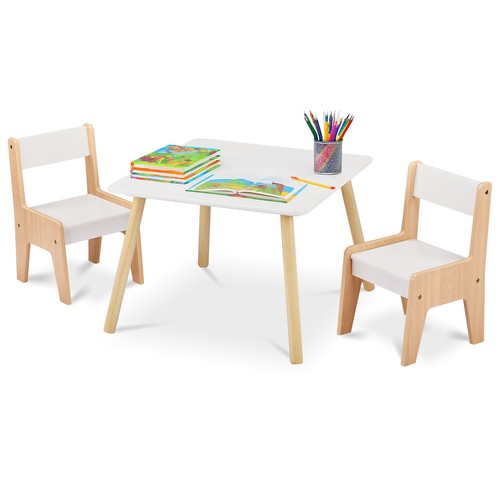 Kids table and chairs - table,