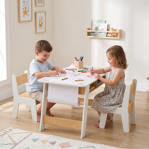 Kids table and chair - table,