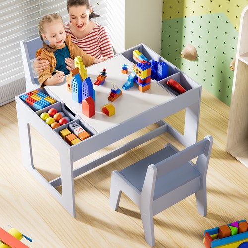 Kids table and chair - table, set