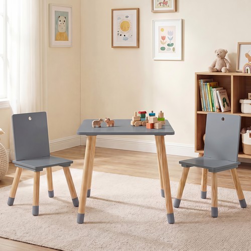 Wooden table and chairs set - wooden,