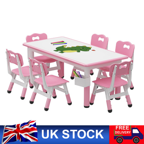 Kids table with - table, set