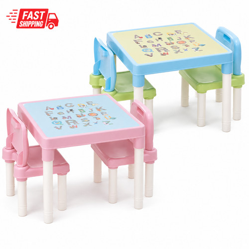 Kids plastic table and - kids,