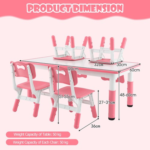 Table and chairs - and,